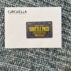 Coachella Weekend 1 Shuttle pass
