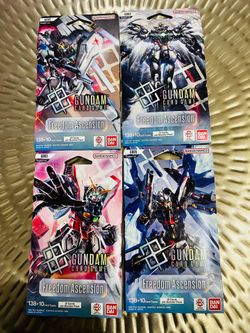 GD05 GUNDAM "FREEDOM ASCENSION" SLEEVED BOOSTER PACKS (ART SETS)