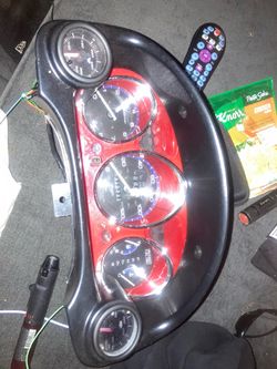 96-00 Honda auto gauge cluster