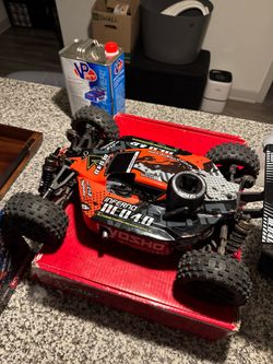 RC car, nitro fuel powered buggy