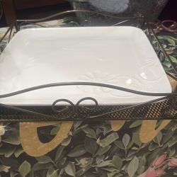 Bandeja De Metal Con Charola  Marisa Princess House