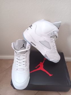 Jordan 5 white Metallic 2026