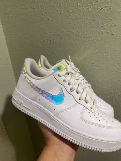 Nike Air Force 1 Low Iridescent Pixel White authentic size 8 men’s
