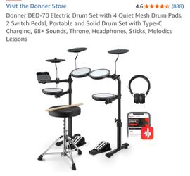 Donner DED-70 Electric Drum Set