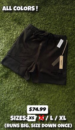 Fear of God Essentials Sweat Shorts Black