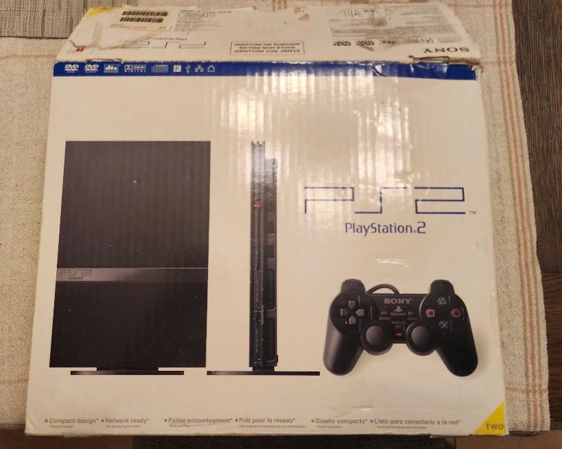 Ps2 Slim Complete In Box