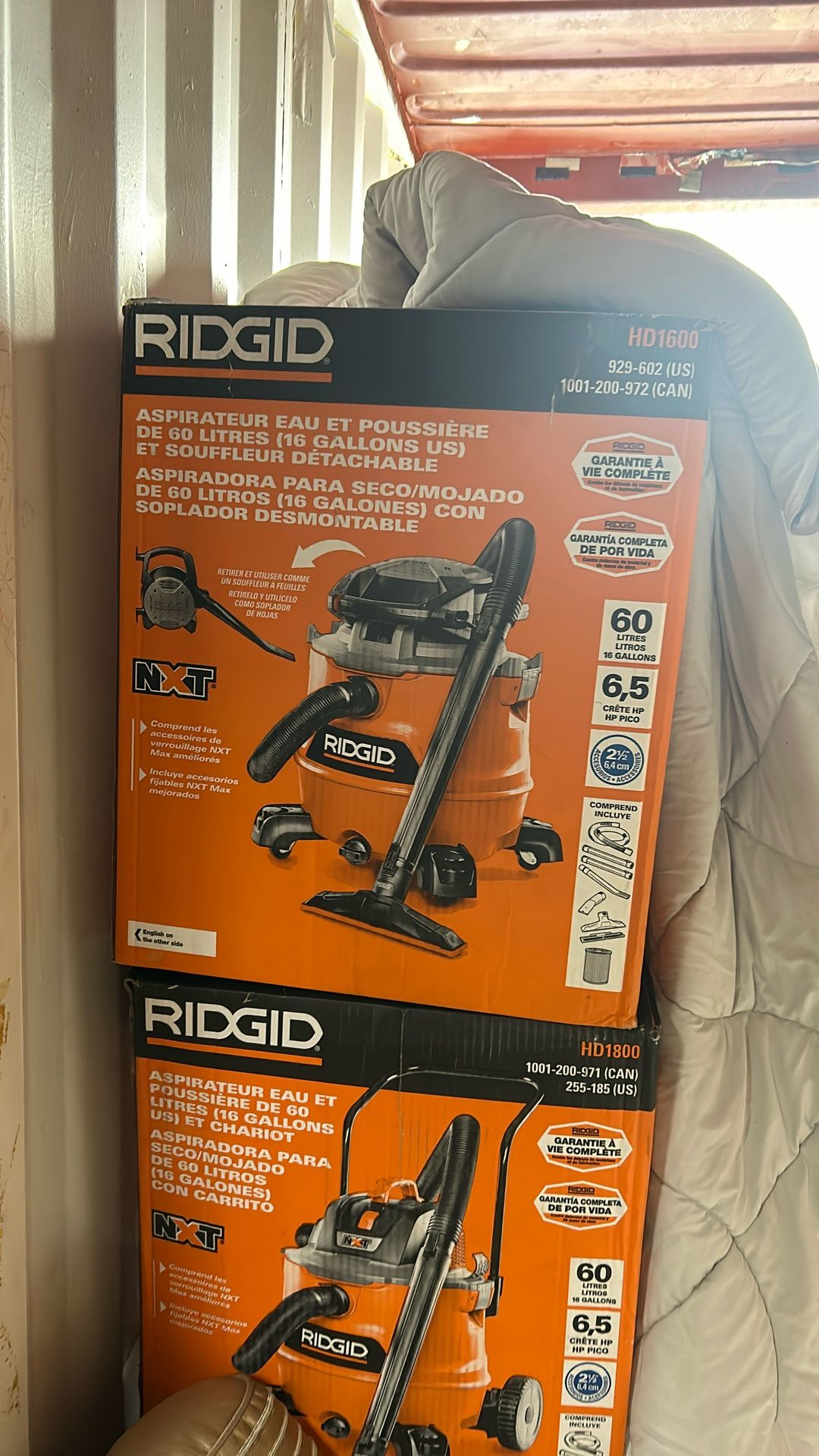 Ridgid Vacuum Brand New In Boxx Asking 150$