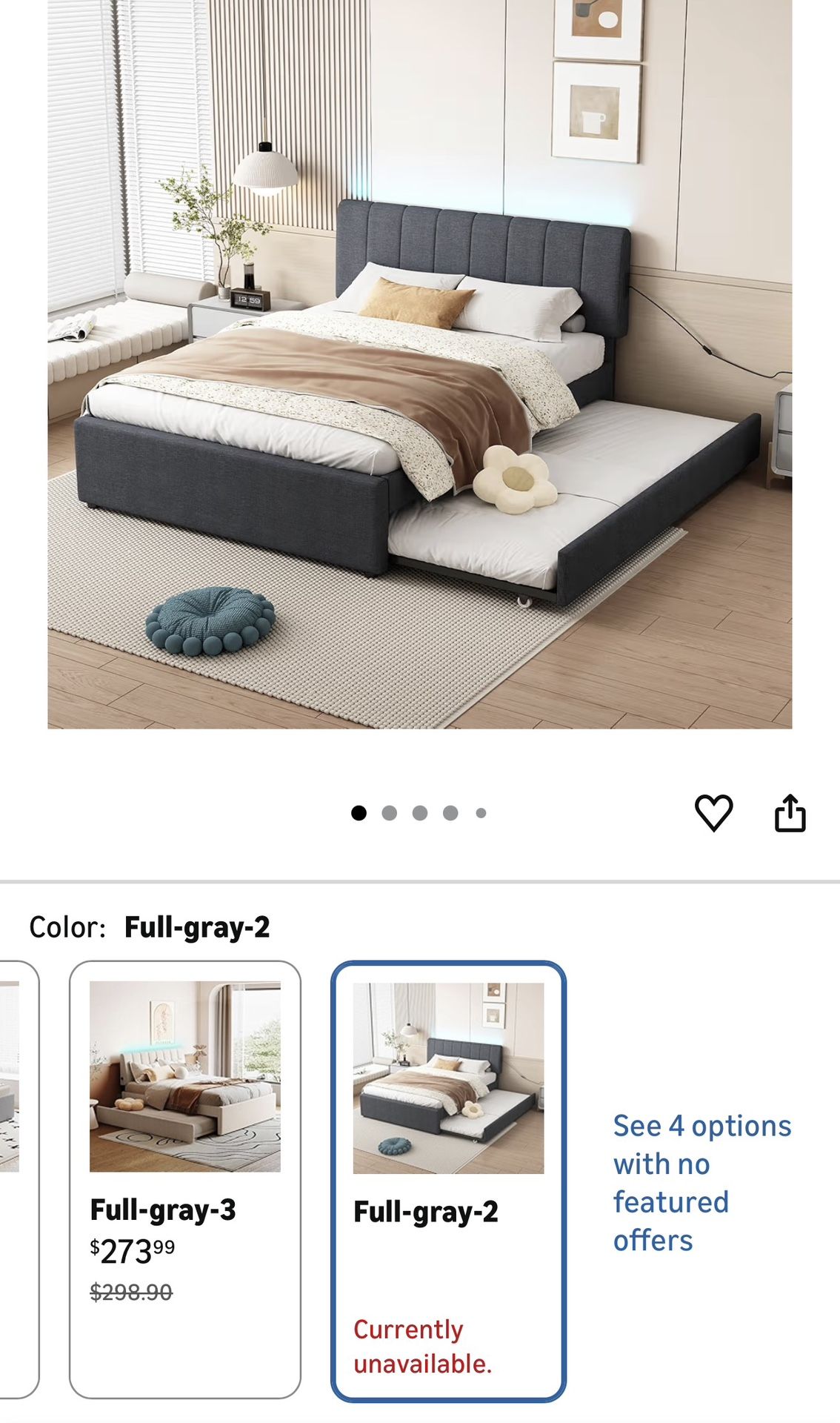 Full-size Bed With Trundle (twin)
