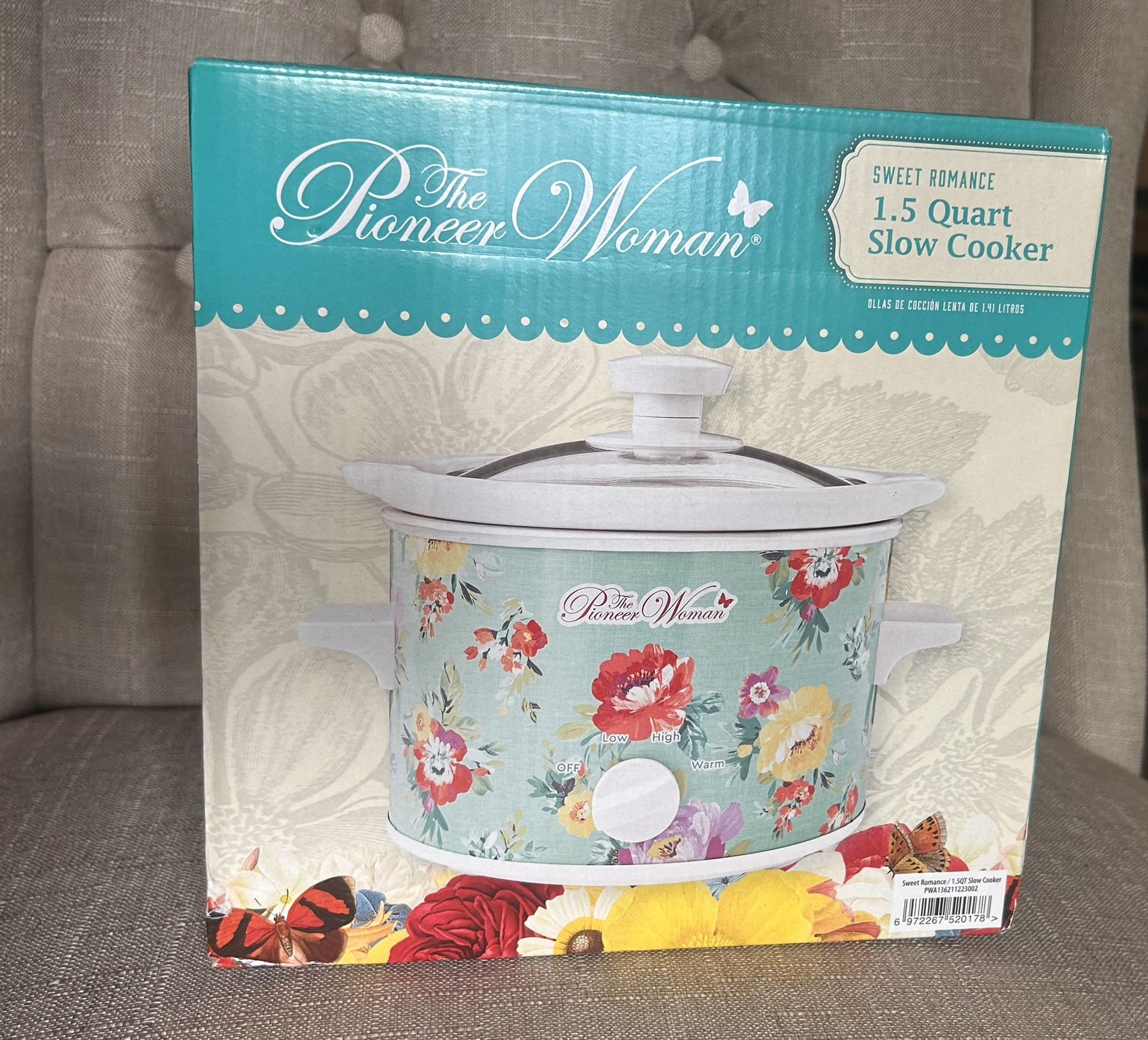 The Pioneer Woman 1.5 Qt Slow Cooker
