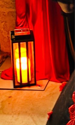 Black Metal Candle Lantern