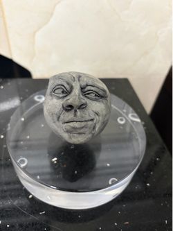 Doubt tabletop head sculpture 2.25”x2.5”