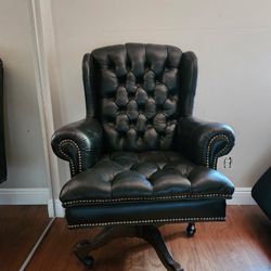 Custom Leather Office Chair XL