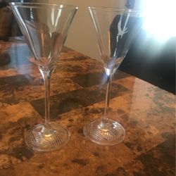 Grey Goose Vodka Etched Crystal Martini Glasses Set Of 2 2017