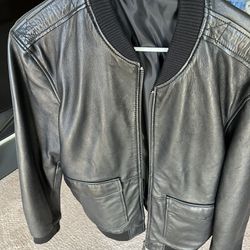 Zara Cow Leather Jacket Brand New