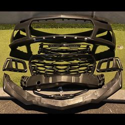 Camaro ZL1 Front Bumper Conversion Kit W/ Grille For 19-22 Chevy Camaro