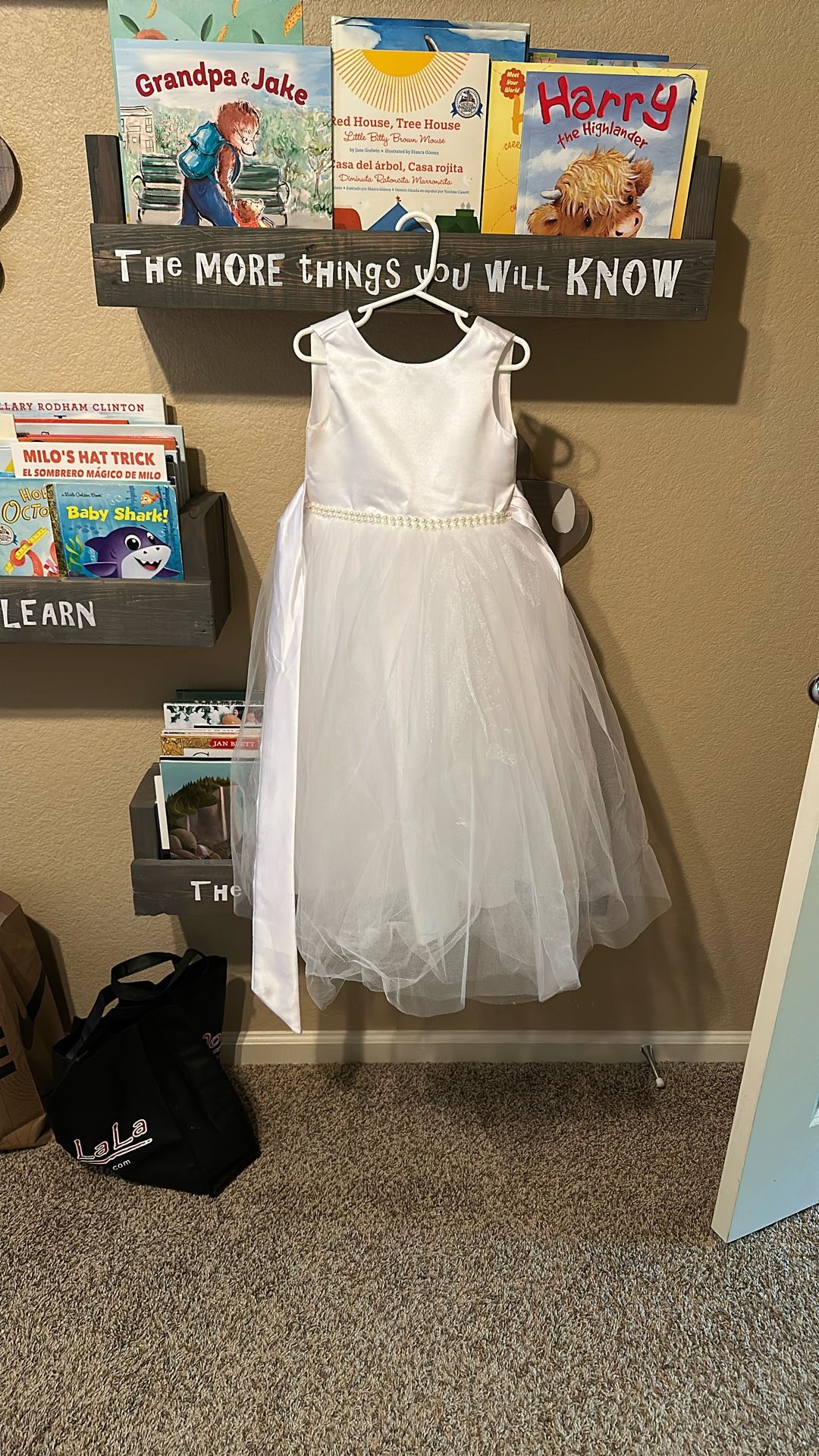 4-5 Year Old Flower Girl Dress - White 