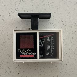 Vintage 1980s Weight Watchers Deluxe Food Scale Health O Meter