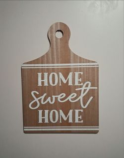 Home Sweet Home Cutting Board Wall Sign