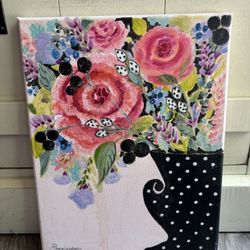 14x16 Original Acrylic Painting On Canvas