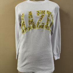 Hazel Boutique Tweety Bird Thermal Crew Neck Sweater Size Medium EUC