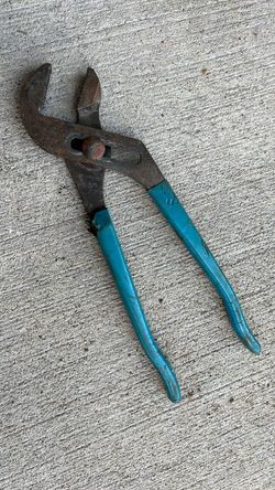Slip Joint Pliers with Blue Handles