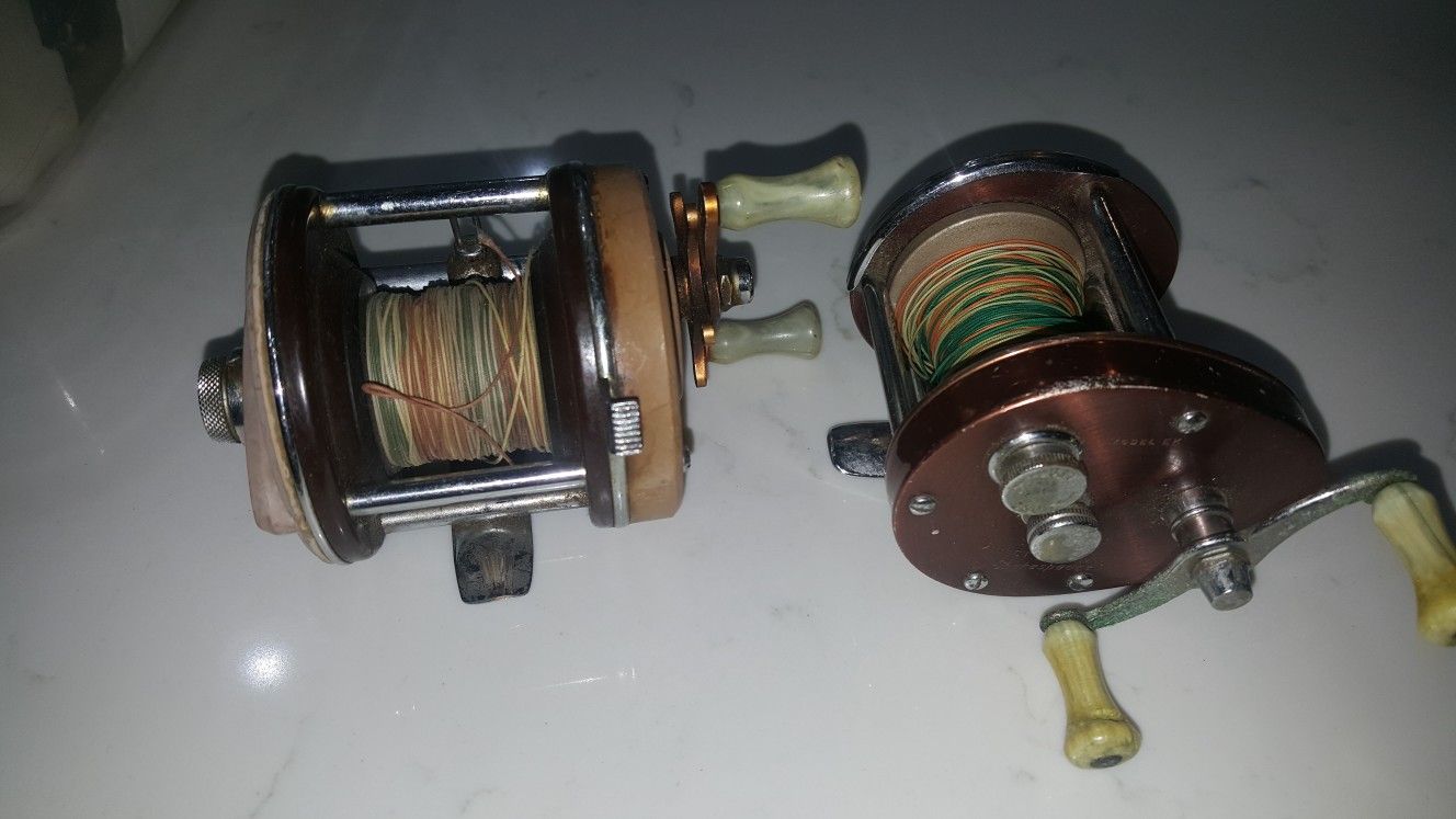 Vintage fishing reels
