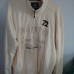 Mens Ecko Unlimited Zip Up Heavy Sweathirt/Long Sleeve Shirt. Size says Medium but fits like a 2XL. Super awesome sweatshirt/long sleeve shirt. Like B