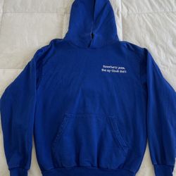 Strawberry Men’s Hoodie Blue