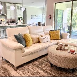 Leather Sectional  Sofa 