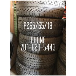 Used Tire For Sale 265/65/18 $200 All Four installed