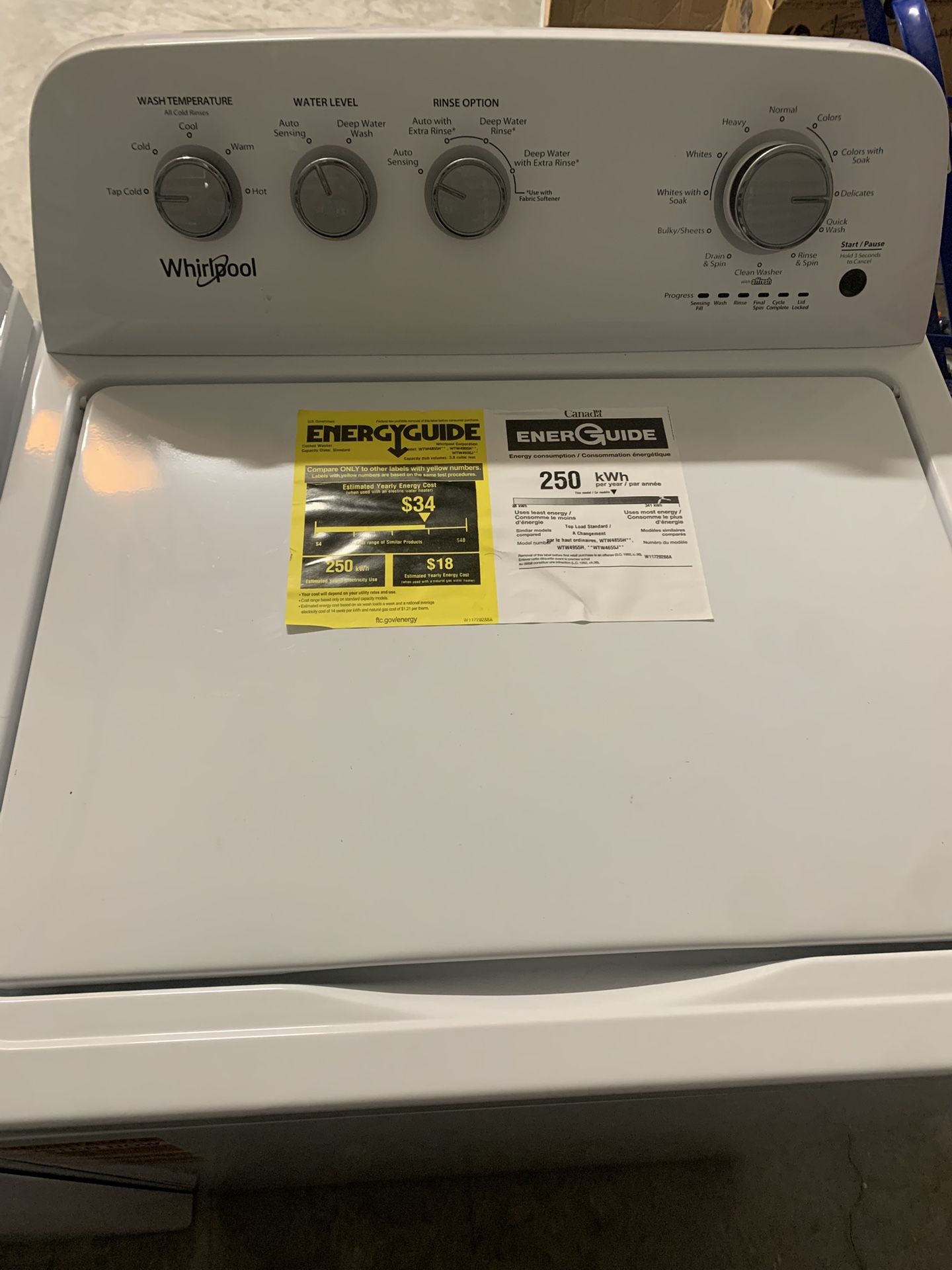 Brand New Whirlpool washer and dryer