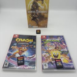 3 Nintendo Switch Games