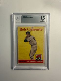 Roberto clemente Pittsburgh pirates vintage graded baseball card