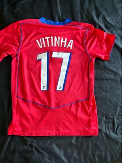 Size small Vitinha #17 Red Soccer Jersey