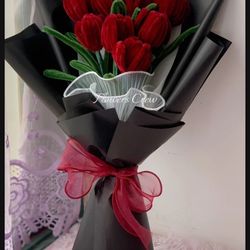 VALENTINES DAY pipe Clear Bouquets 