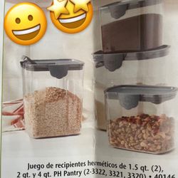 Juego De Recipientes De Princess House. 