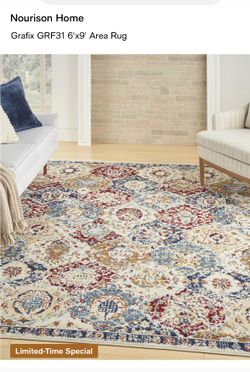 Beautiful multi color 6x9 rug