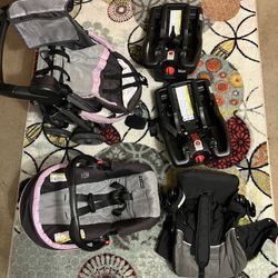 Graco Stroller Car Seat Combo With 2 Car Bases