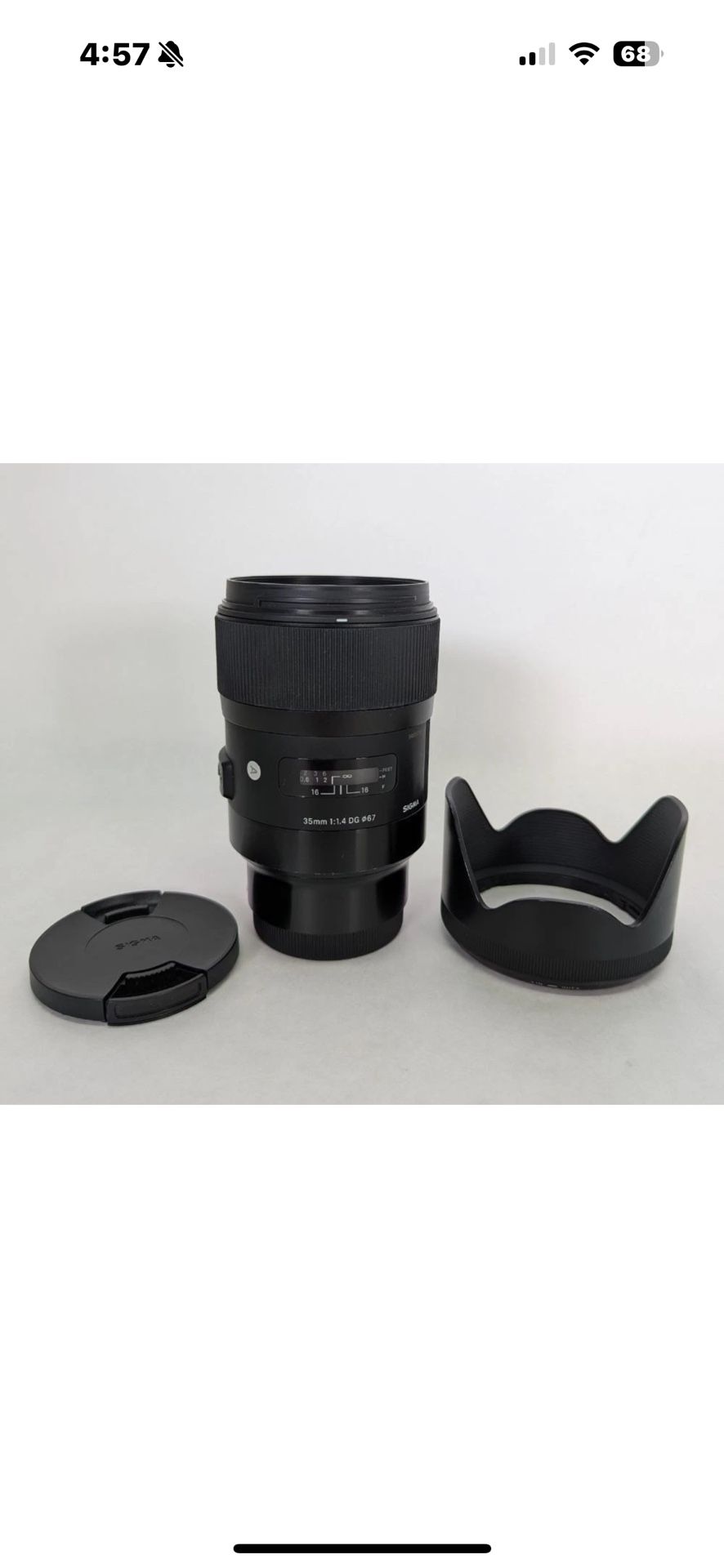 Sigma 35mm f/1.4 ART for Sony E mount