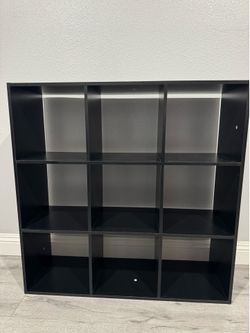 Black 3*3 (9 cubes) storage organizer