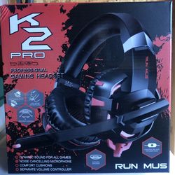 Run Mus K2 Pro Gaming Headset