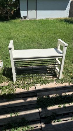 Free Furniture - Table w 2 Drop Leaves, Shoe Rack Stand