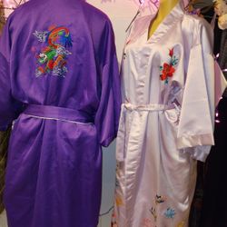 Kimono Robes For 2!!! Perfect ! Guys Like Slinky Things Too! See Description! !!