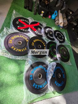 Bumper plates 230lb LAST SET