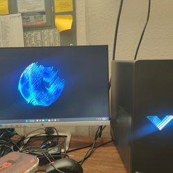 HP Victus 15L Gaming Computer Ryzen 5 , 32GB DDR4 RAM, 512GB SSD, Radeon RX 6400 4GB Graphics, Windows 11 Home , Comes with HP 24" Gaming