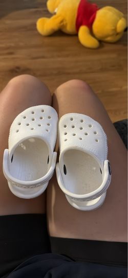 Baby white crocs