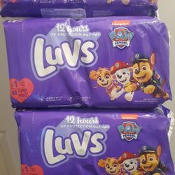 Luvs Diapers Size 1's