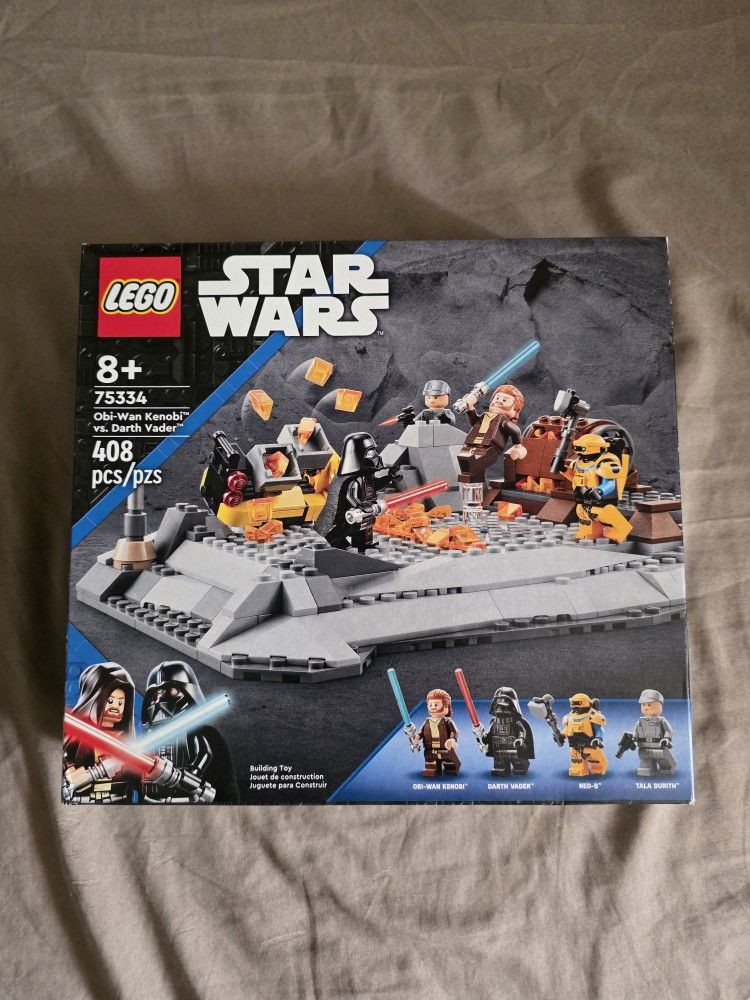 Lego Star Wars Obi-Wan Kenobi Vs Dark Vader (75334) 408pzs