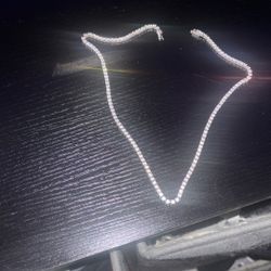 Silver & Diamond Necklace 