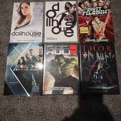 DVD Bundle Lot: X-men, Dollhouse, Thor, Hulk, Scott Pilgrim
